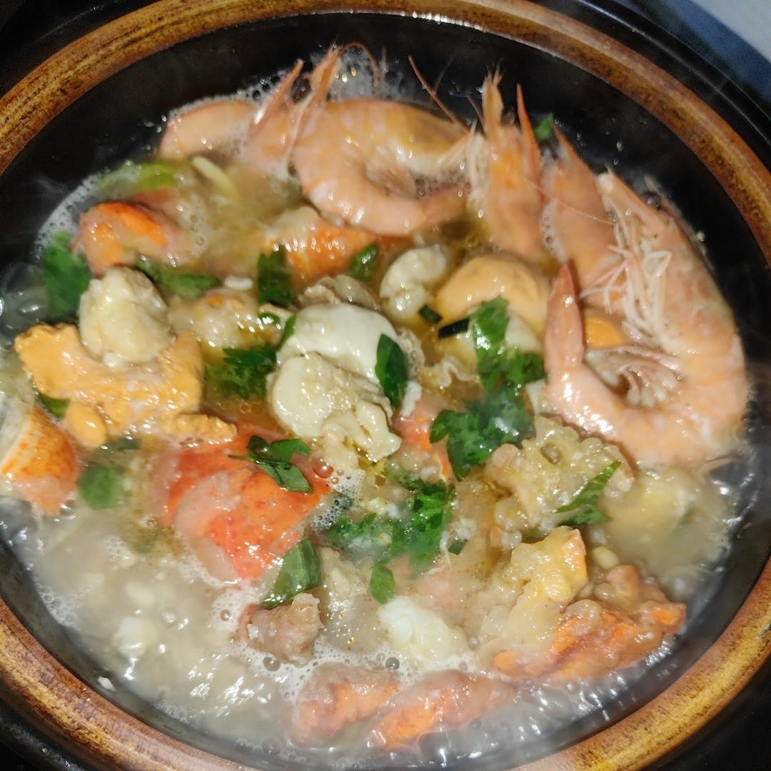 蒜香海鲜锅