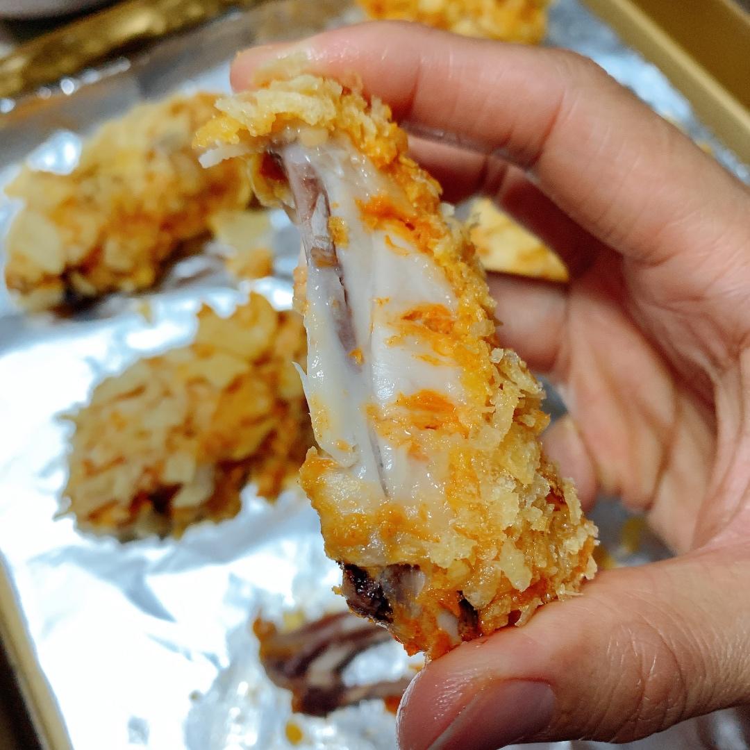 懒人版薯片鸡翅