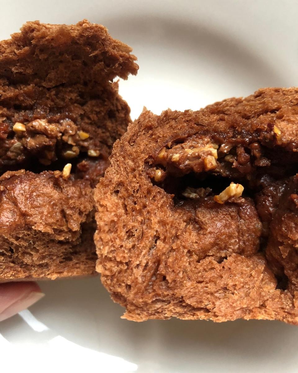 双重巧克力爆浆小餐包