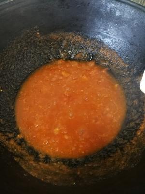 卤面(先蒸后炒番茄酱版)的做法 步骤10