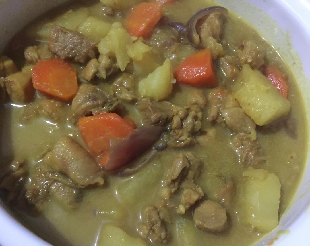 咖喱鸡腿肉的做法