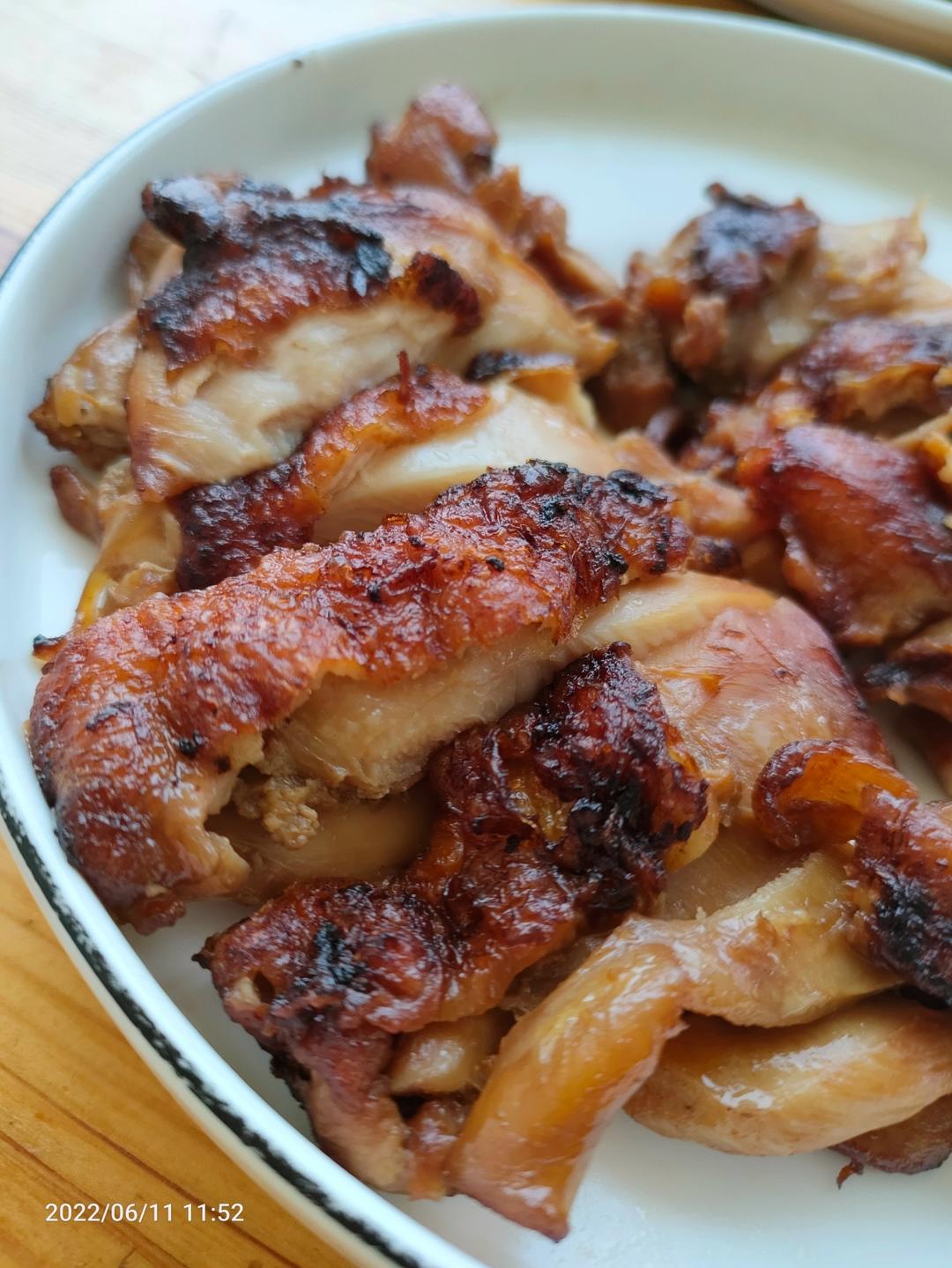 不加一滴水❗️皮脆肉嫩鸡腿肉