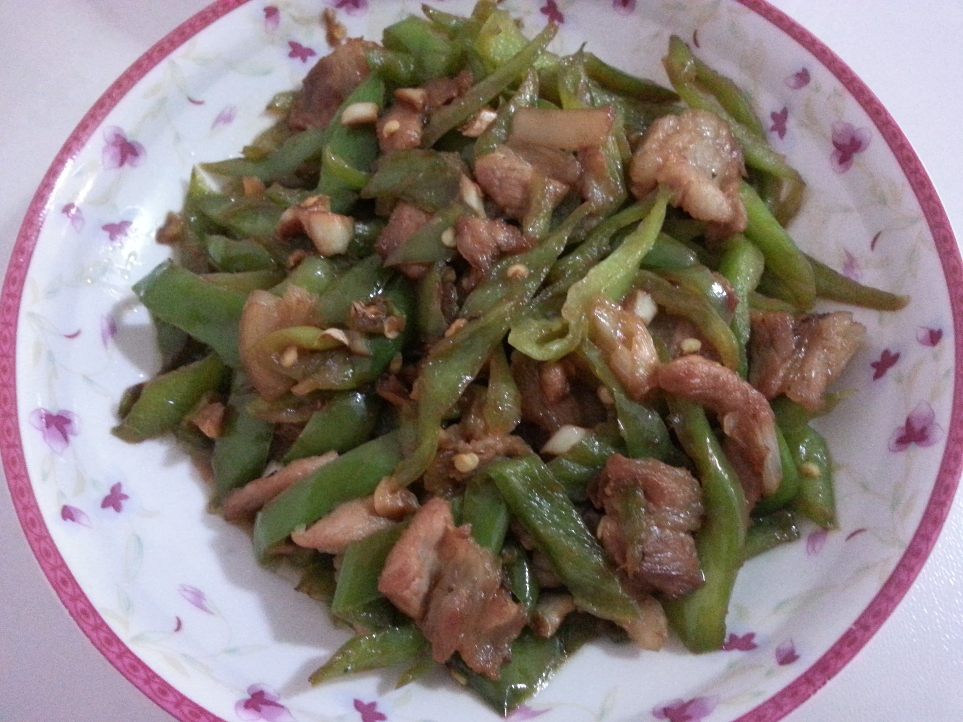 青尖椒炒肉