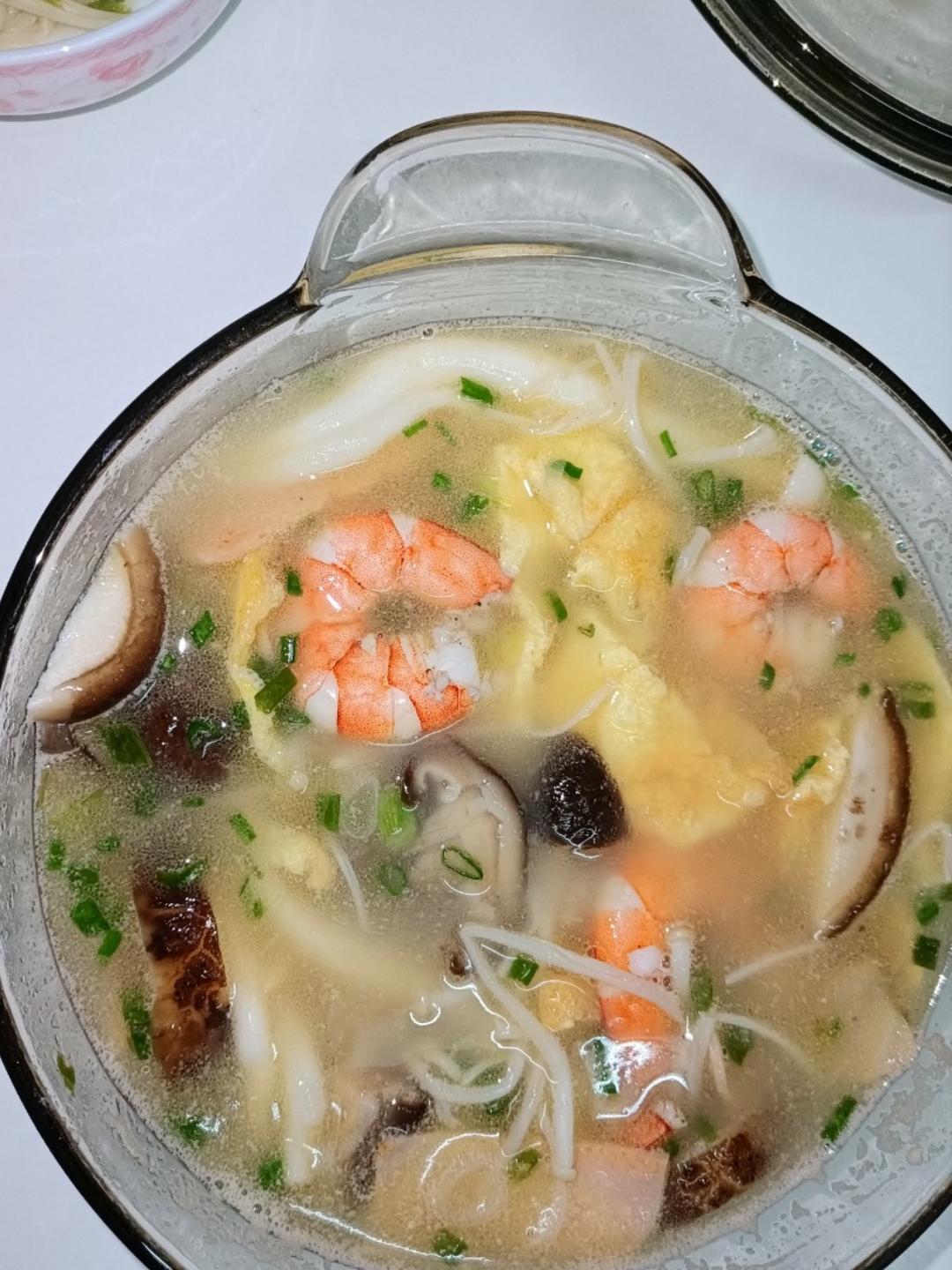 低卡减脂餐~三鲜菌菇汤