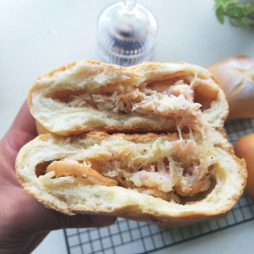 芝士熏鸡面包（万用方子）