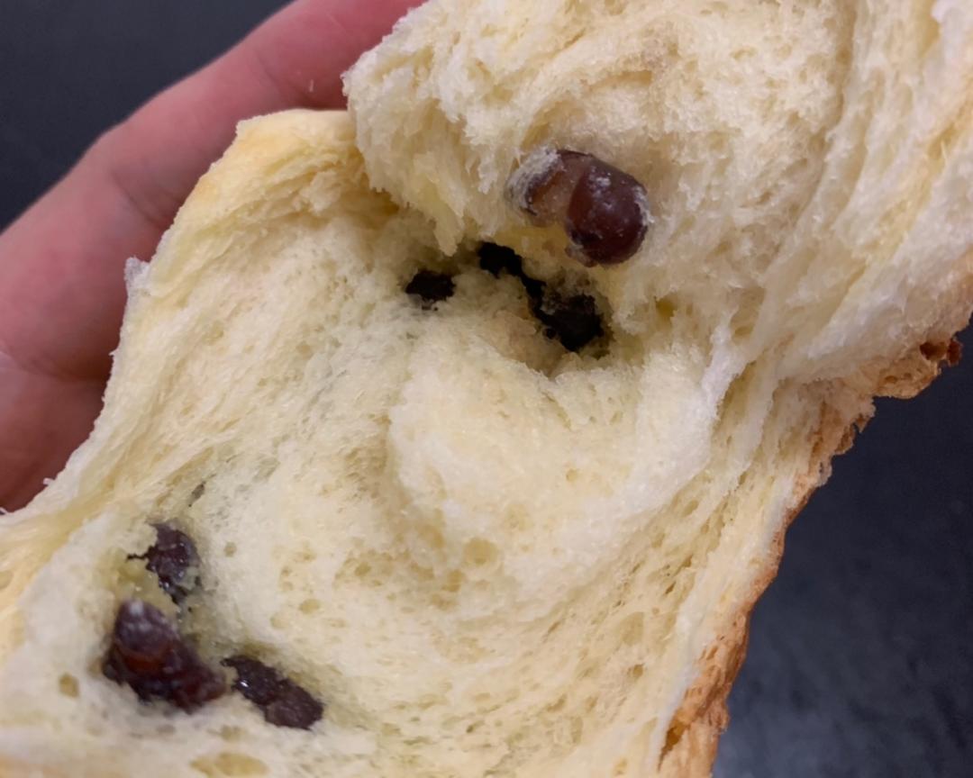 北海道蜜豆吐司（中种）的做法