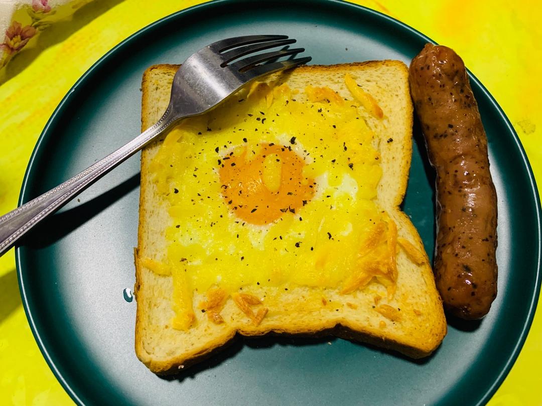 芝士蛋吐司早餐breakfast