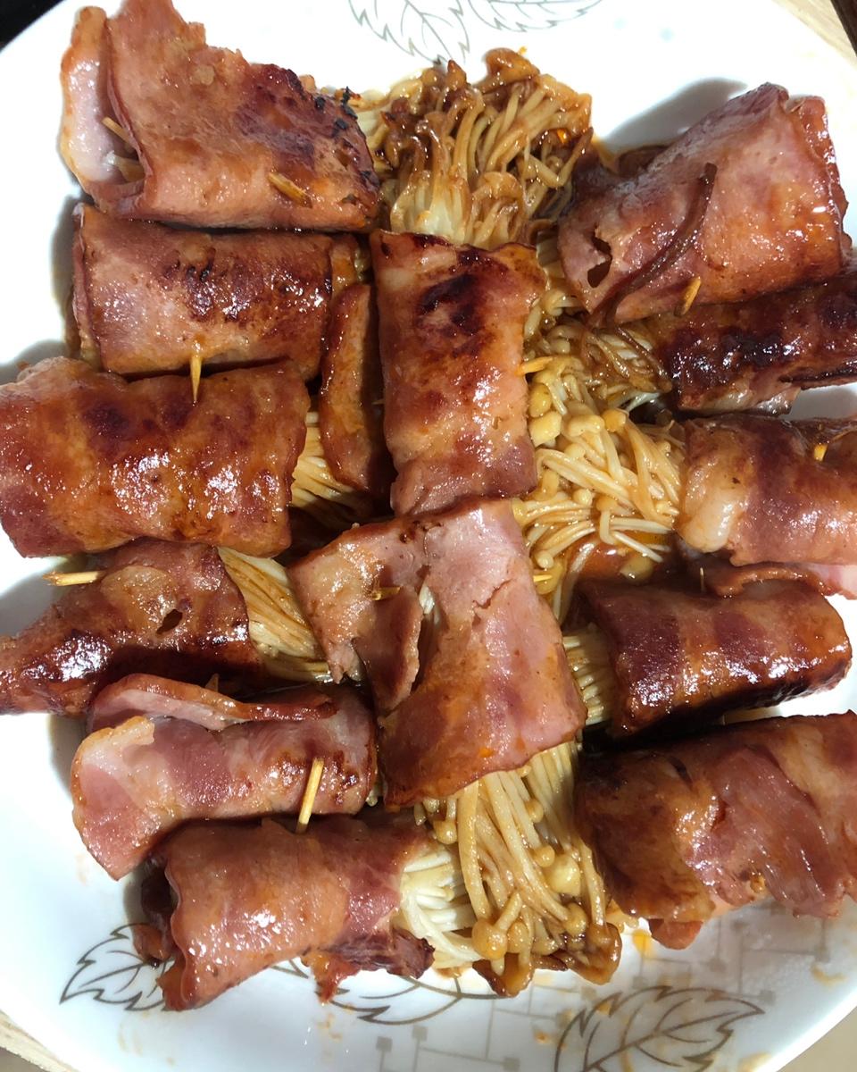 金针菇培根卷