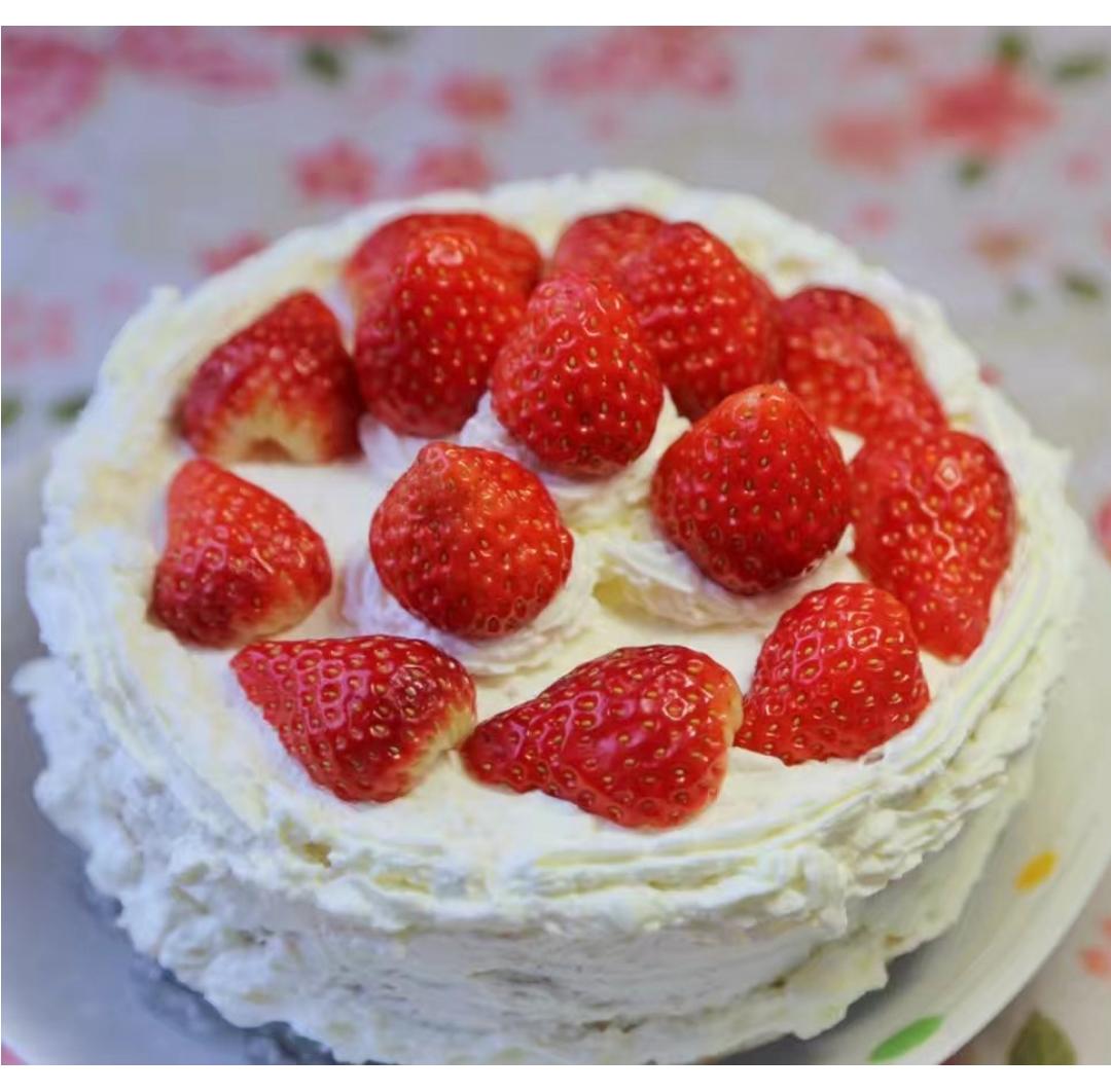 《Tinrry+》草莓奶油蛋糕（8寸配方）
