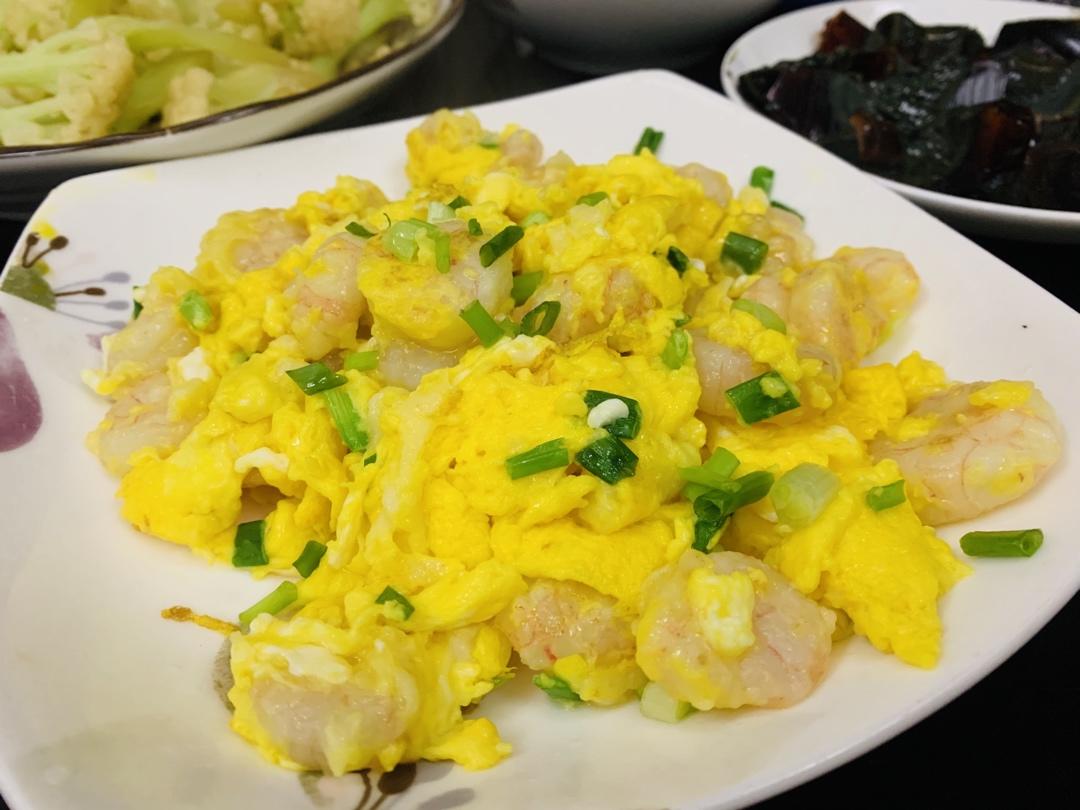 虾仁滑蛋
