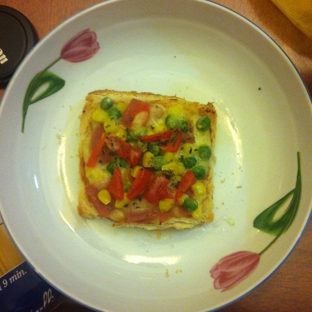 吐司水果小批萨