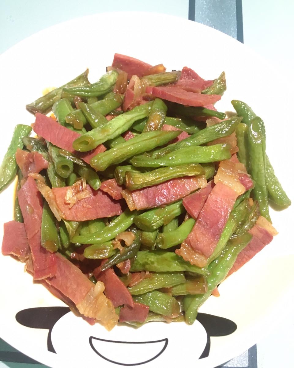 豆角炒腊肉