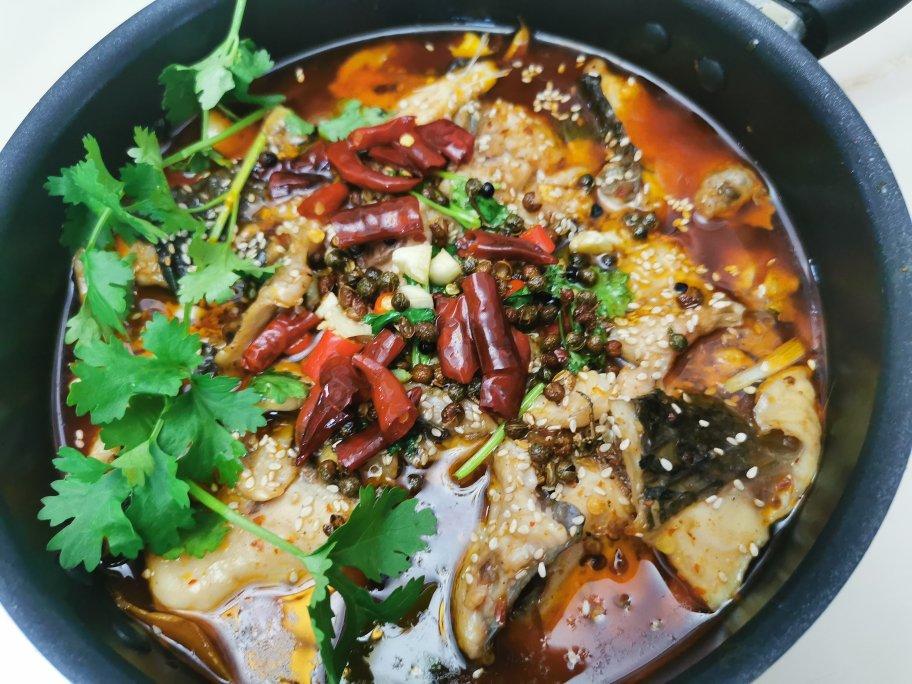 h果果113做的家庭餐厅之麻辣水煮鱼家庭版