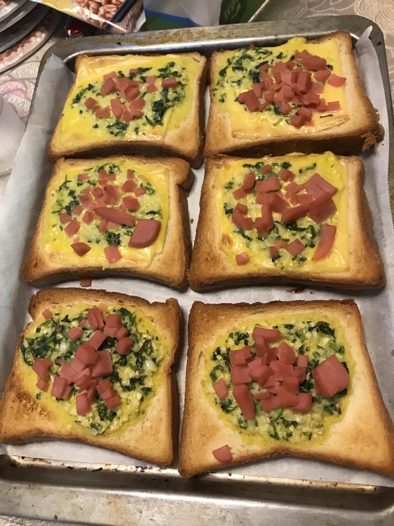 真的好好吃❗️芝士火腿葱香岩烧吐司🍞