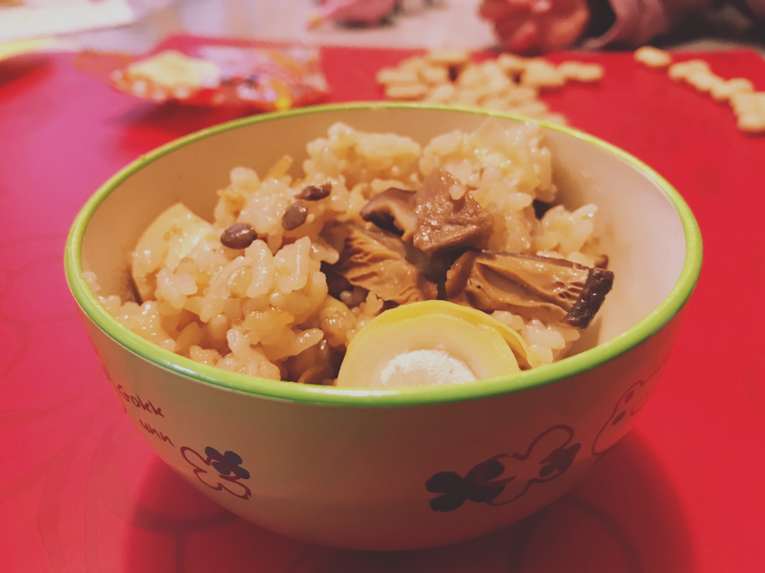 竹笋香菇焖饭-超简单，不会失败的焖饭（电饭锅版）的做法