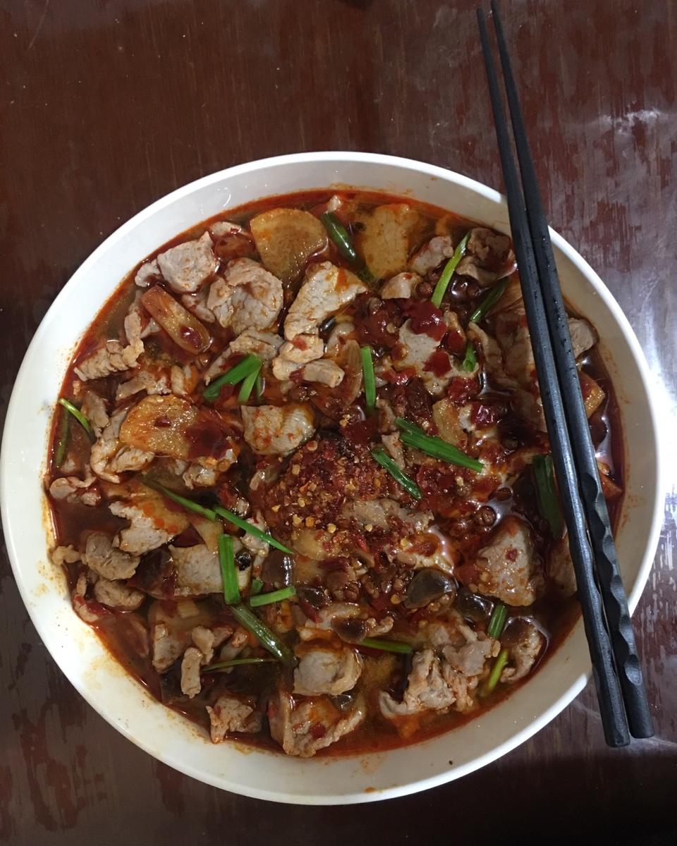 水煮肉片（吃不够的下饭菜）