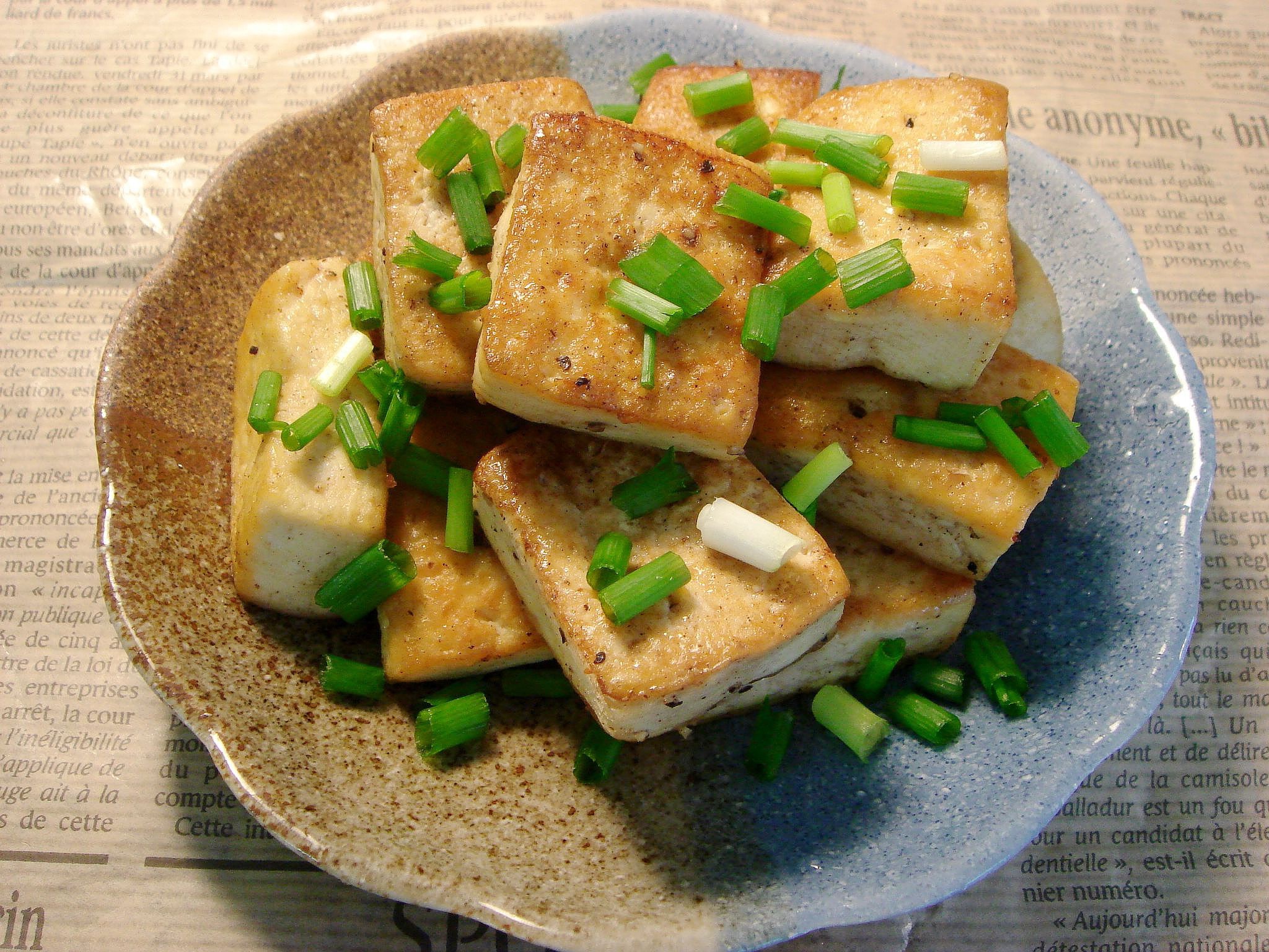 煎椒盐豆腐