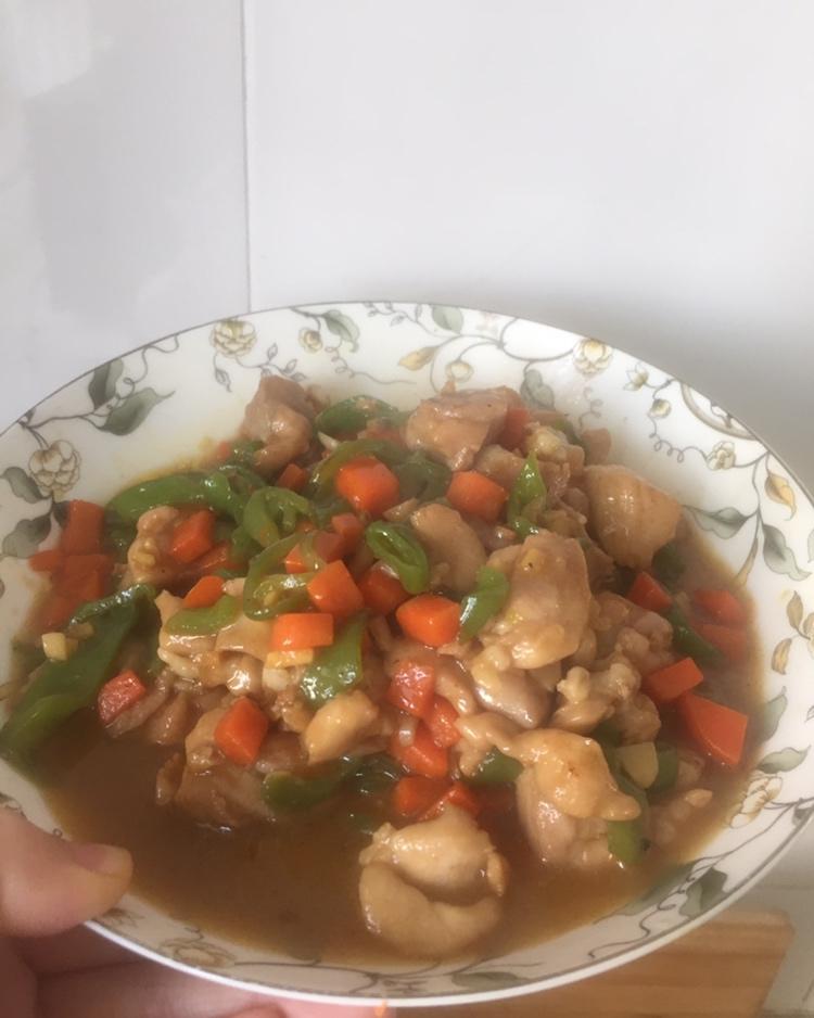青椒鸡肉胡萝卜