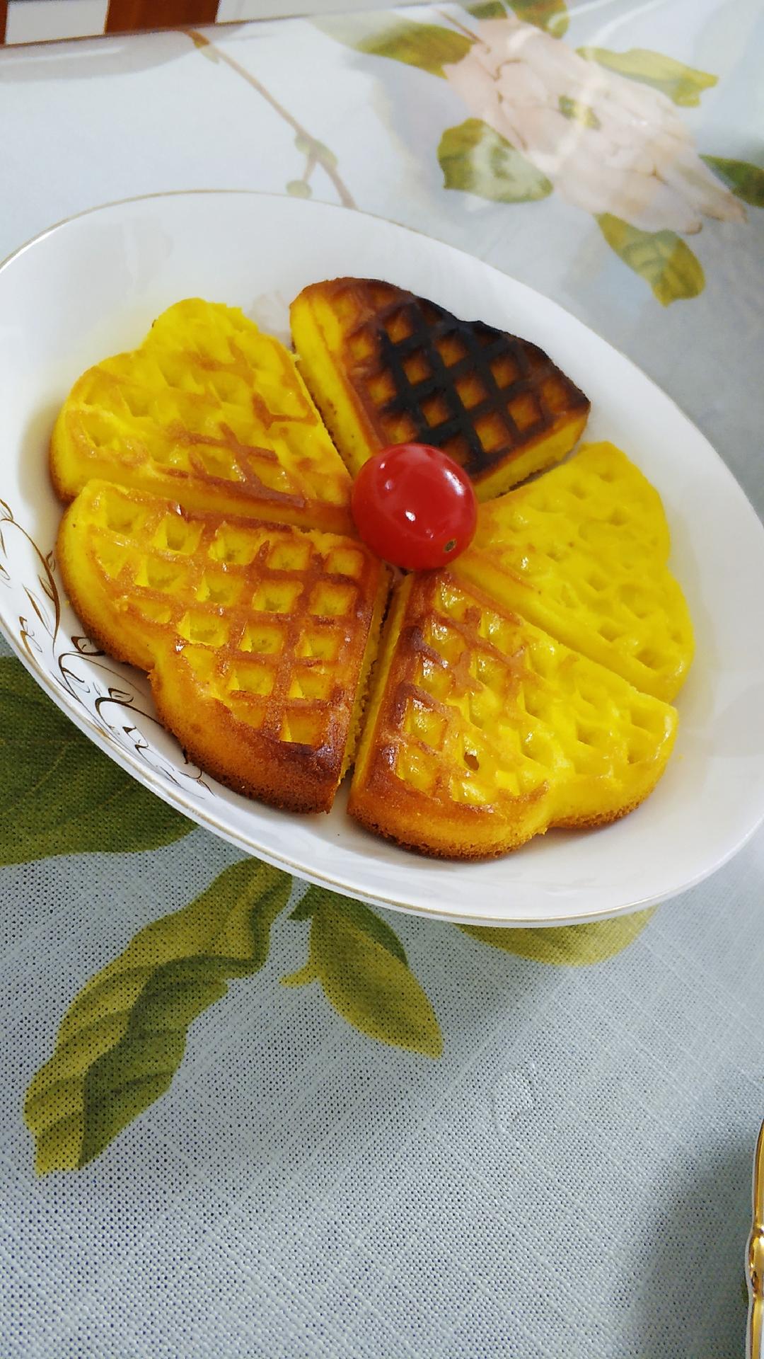 华夫饼(无泡打粉)烤箱版