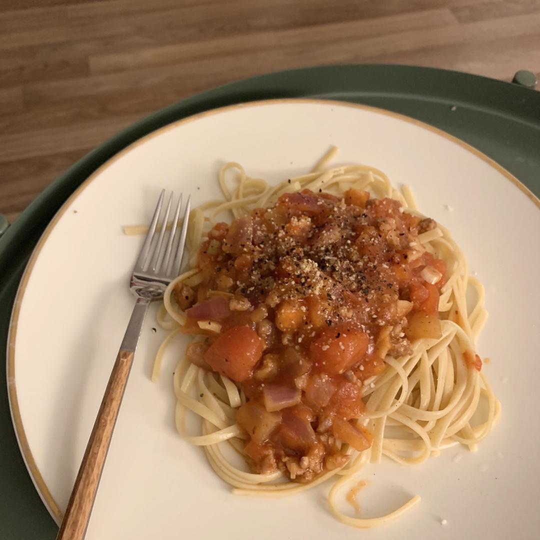 【番茄肉酱意面】