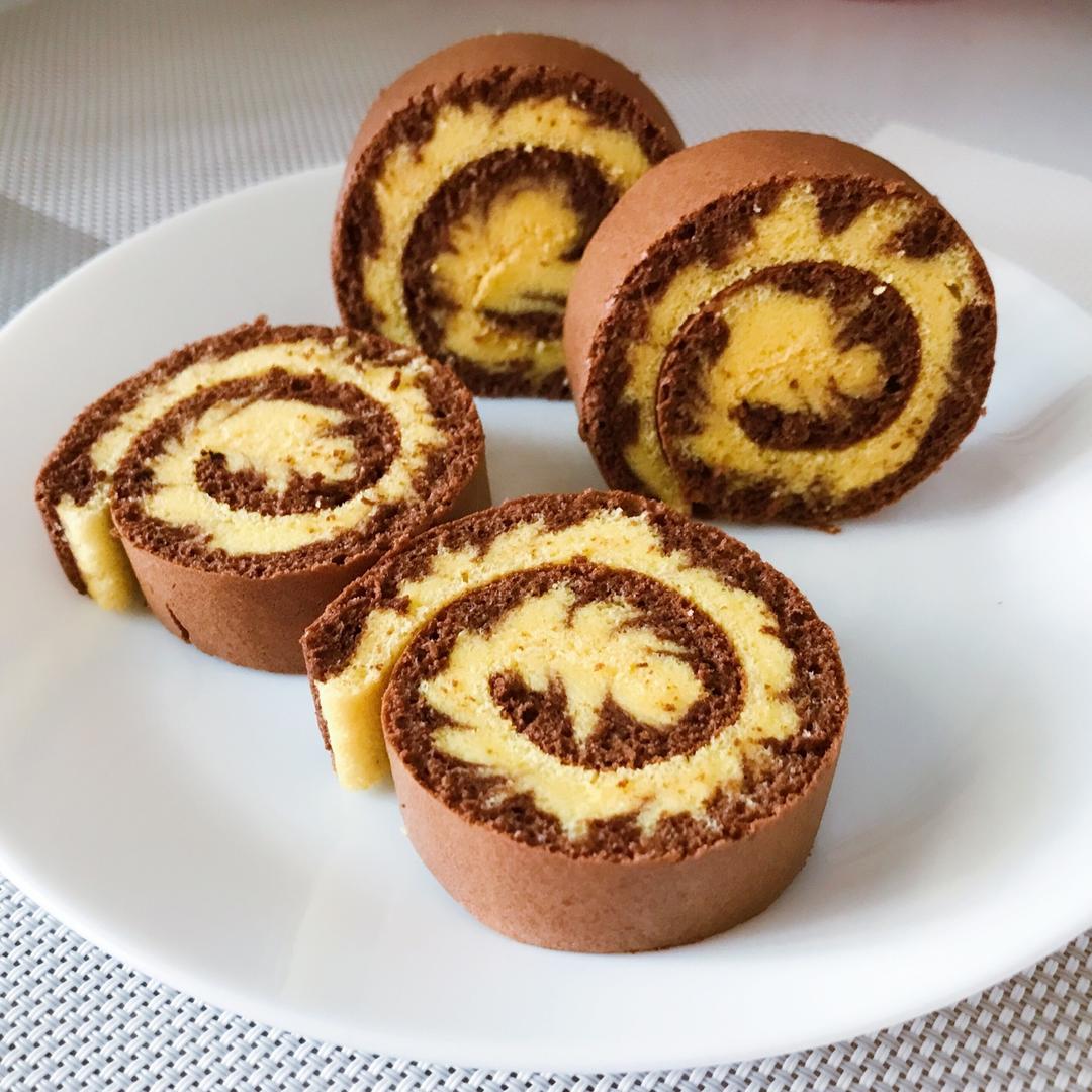 haoisme做的可可旋风蛋糕卷(视频)