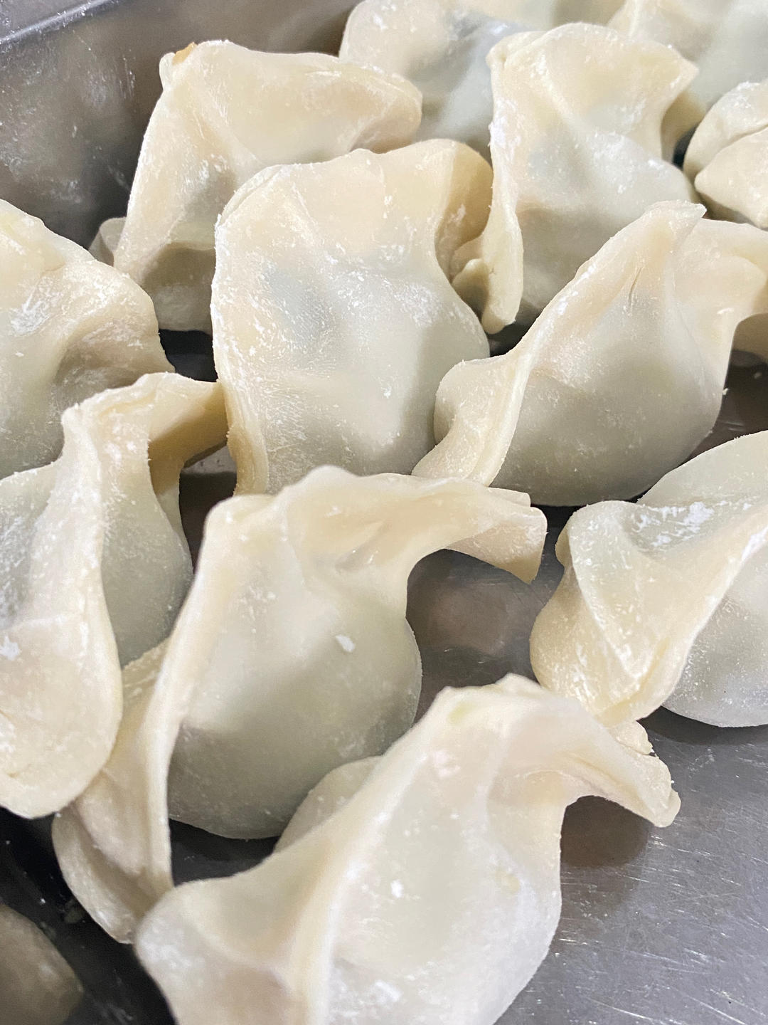 「韭菜猪肉馅 饺子」