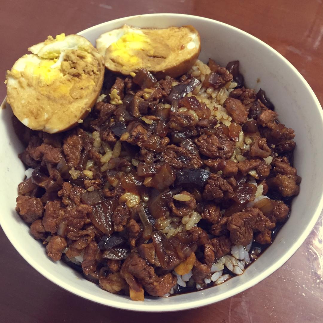 北台湾传统卤肉饭（滷肉饭）