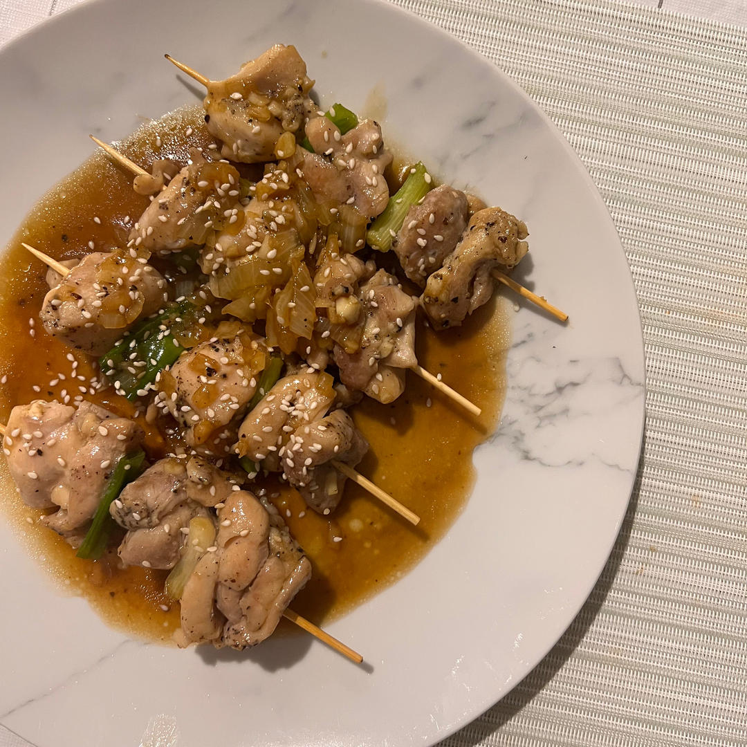 日剧里居酒屋必点菜，在家里做超级简单~和风鸡肉串
