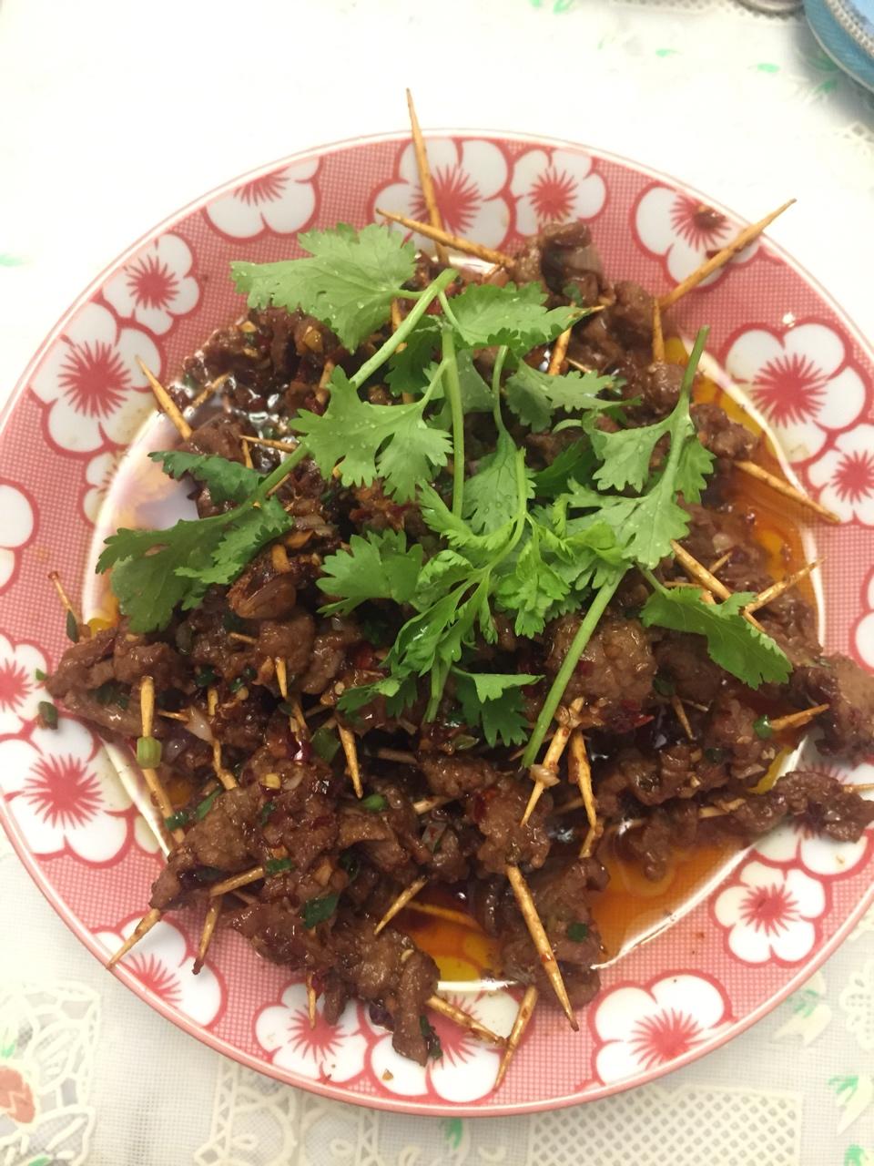 牙签牛肉 道地湖南味