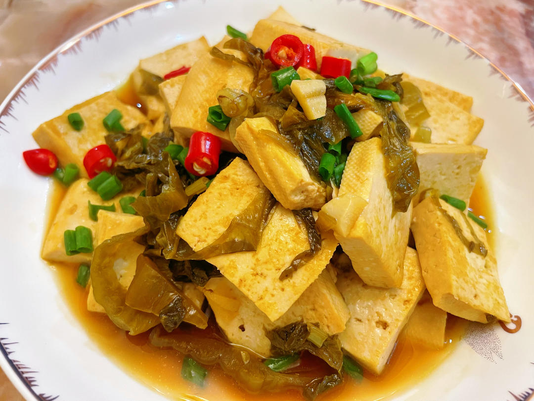 翠花牌的酸菜炖豆腐