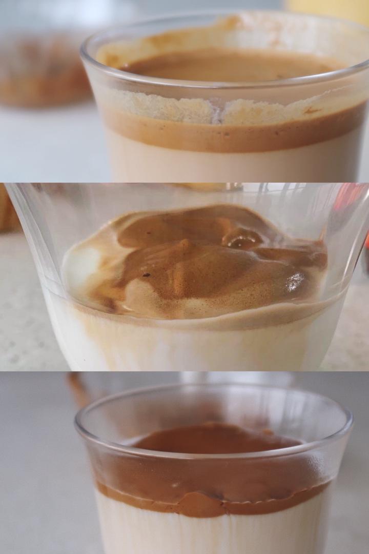 超快的韩国dalgona400次咖啡，只需15秒
