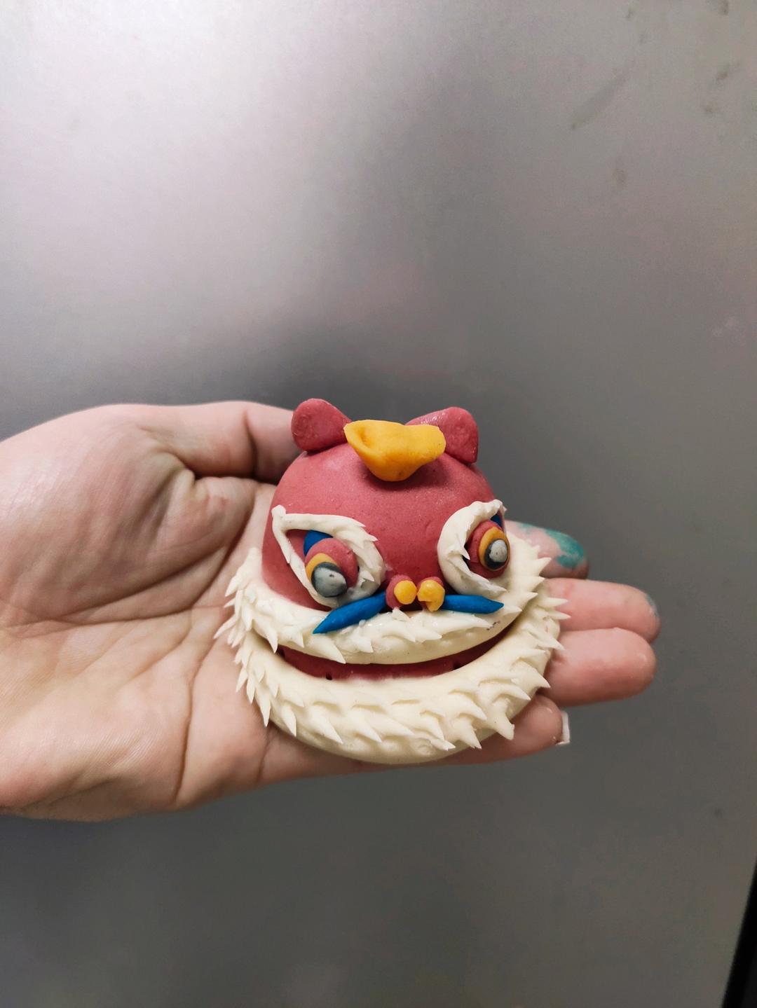 🧨潮·国粹｜萌·醒狮馒头
