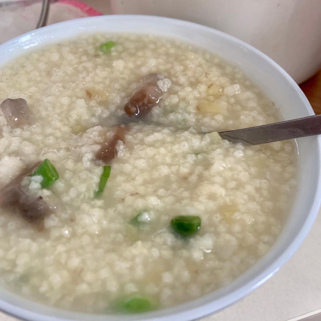 海参小米粥
