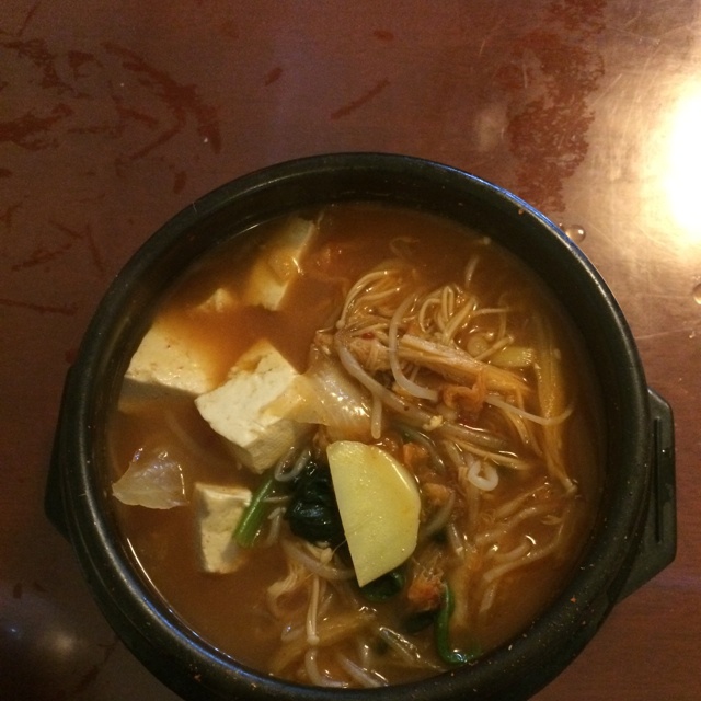 五花肉辣白菜汤