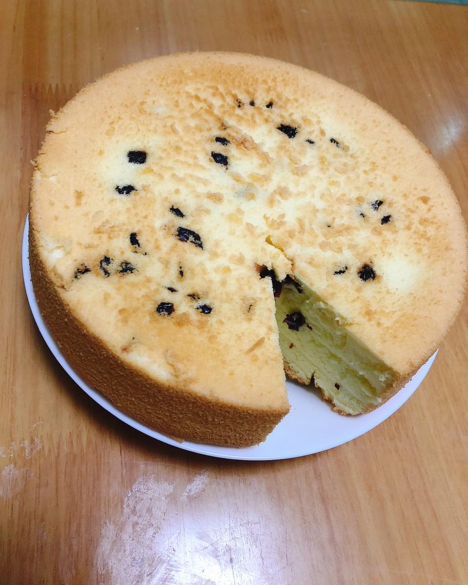 少糖少油蛋糕  蔓越莓戚风蛋糕   8寸【详细教程】