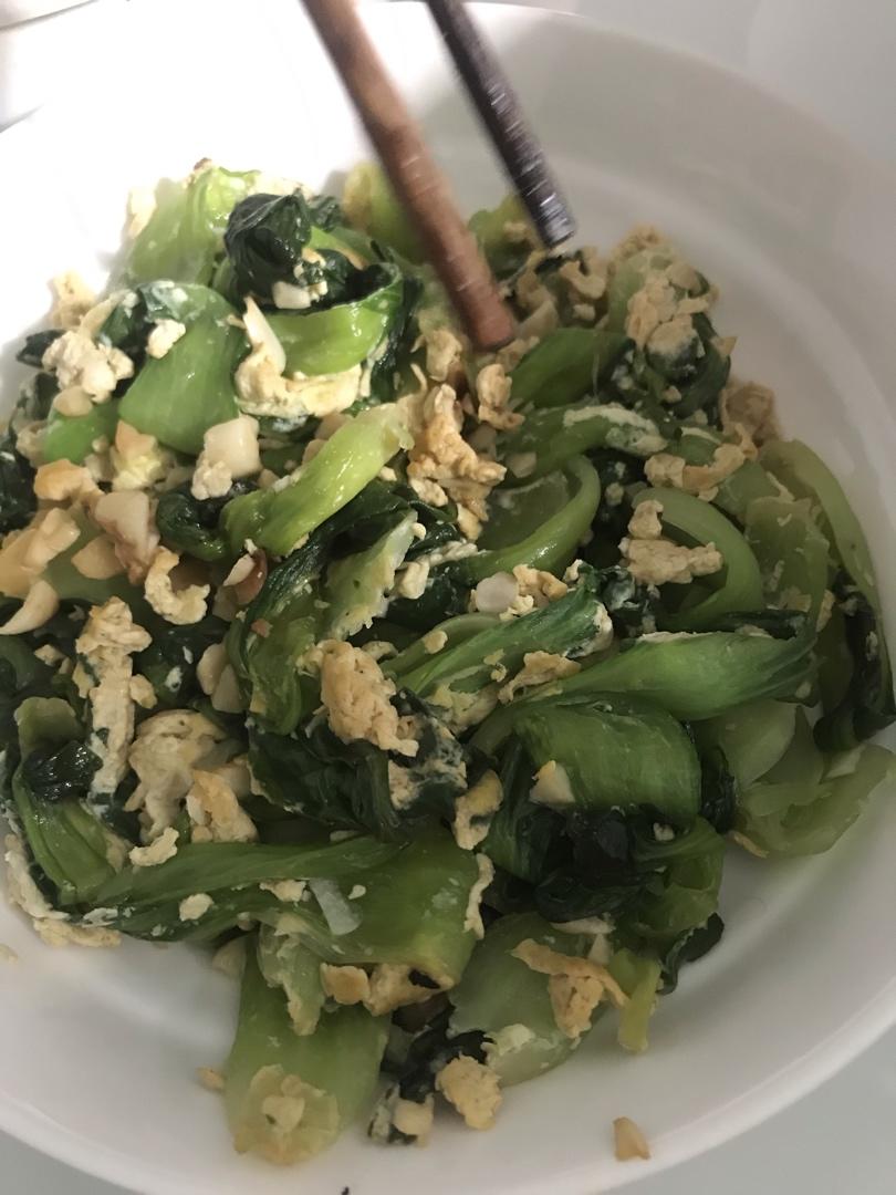 青菜炒鸡蛋