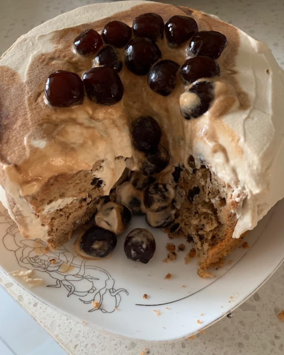 黑糖珍珠爆浆蛋糕