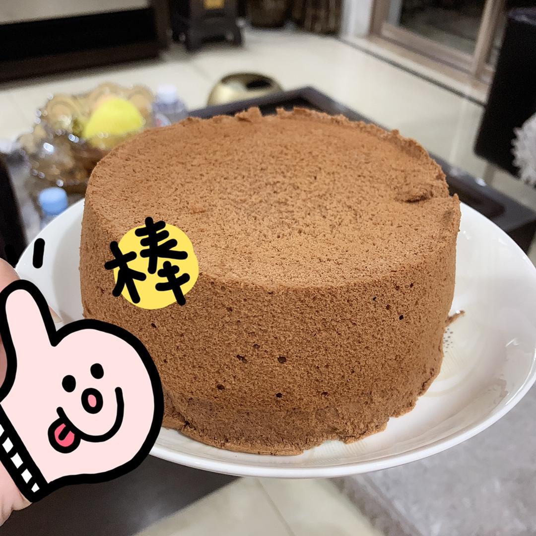 不消泡的巧克力戚风