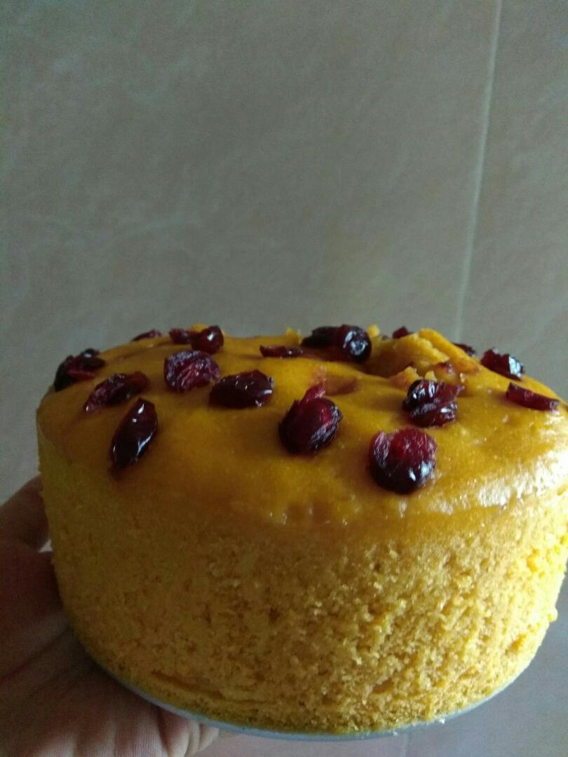 南瓜发糕 Steamed Pumpkin Cake