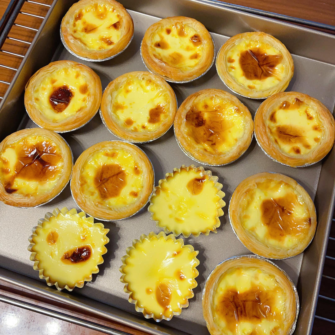 超完美味道超正的蛋挞配方，比KFC的还要嫩还要香~做过最好吃的蛋挞配方