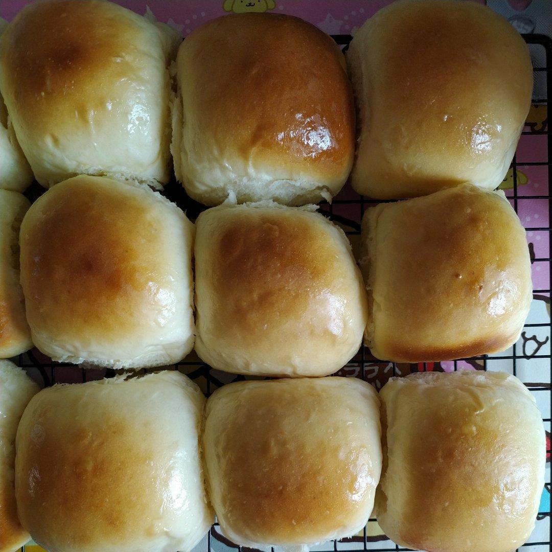 一次发酵淡奶油蜂蜜小面包❗65度汤种