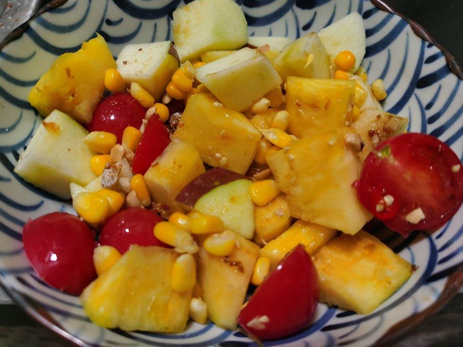 在泰国学厨| 泰式甜辣水果沙拉 Thai spicy mixed friuts salad
