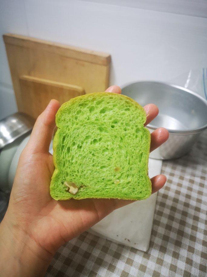 双重开心果吐司 直接法 开心果酱+开心果仁