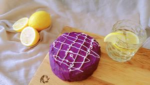 紫薯泥（抹面）蛋糕的做法 步骤5