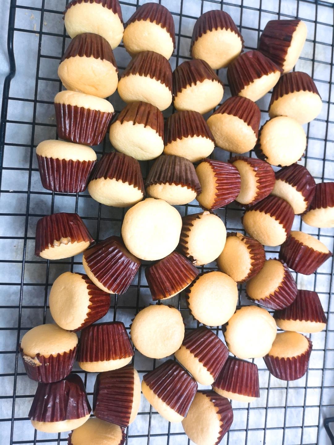 视频👶一口一个｜超可爱｜原味｜mini宝宝小蛋糕｜48连24连通用