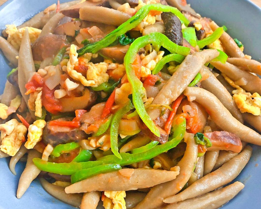家常美味素炒莜面鱼的做法