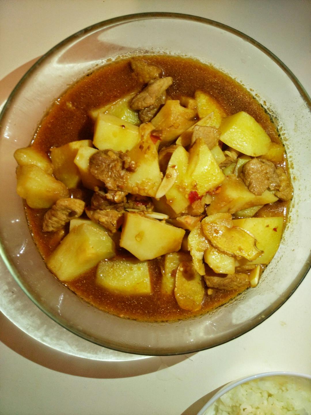 土豆烧肉