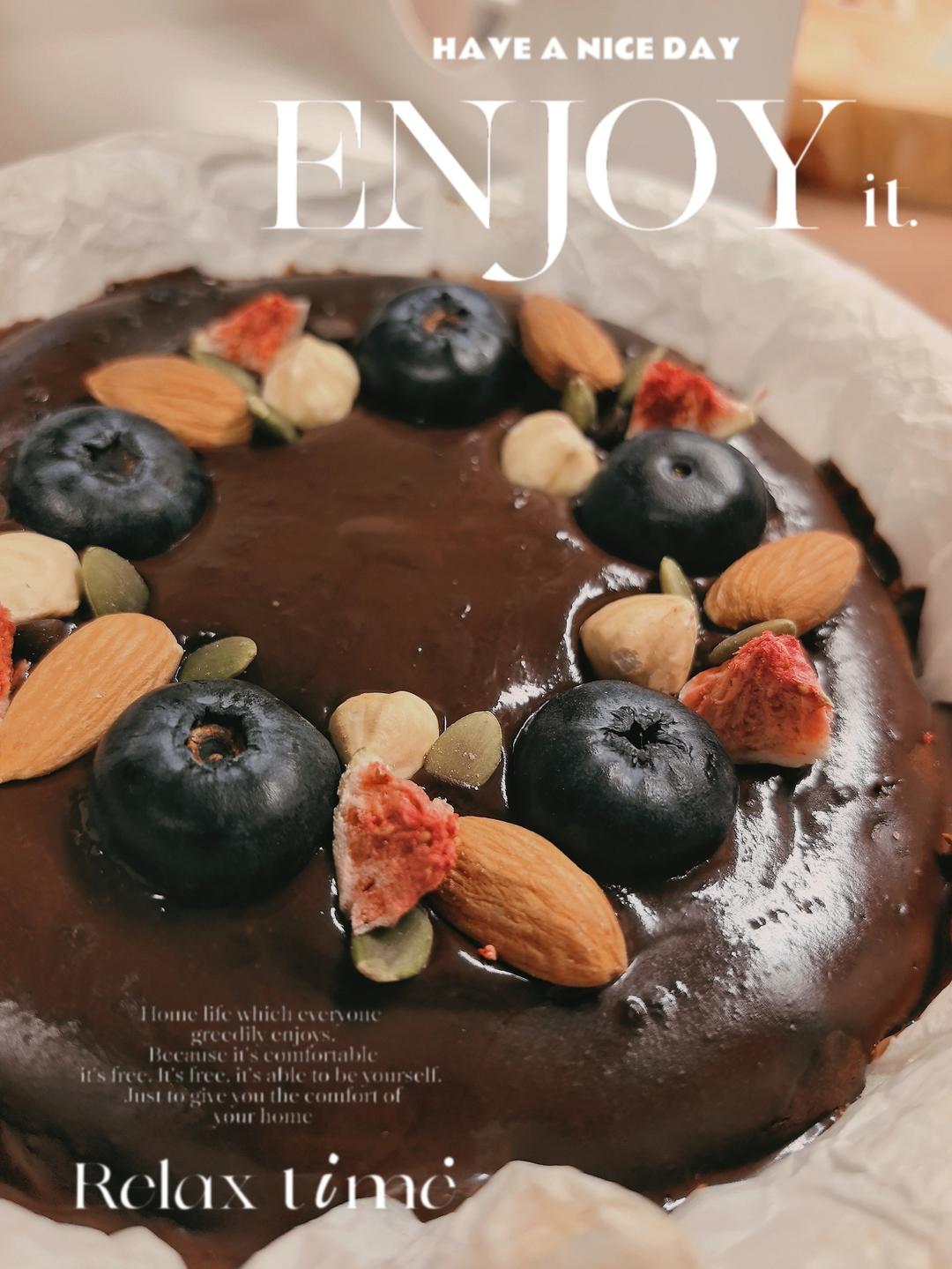 巧克力巴斯克蛋糕