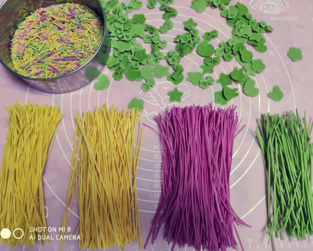 宝宝果蔬挂面的做法