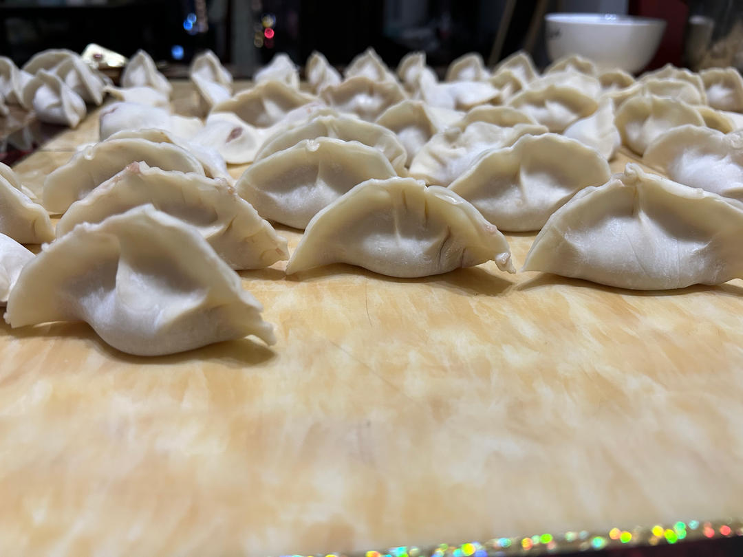 猪肉萝卜水饺，附包饺子的手法视频